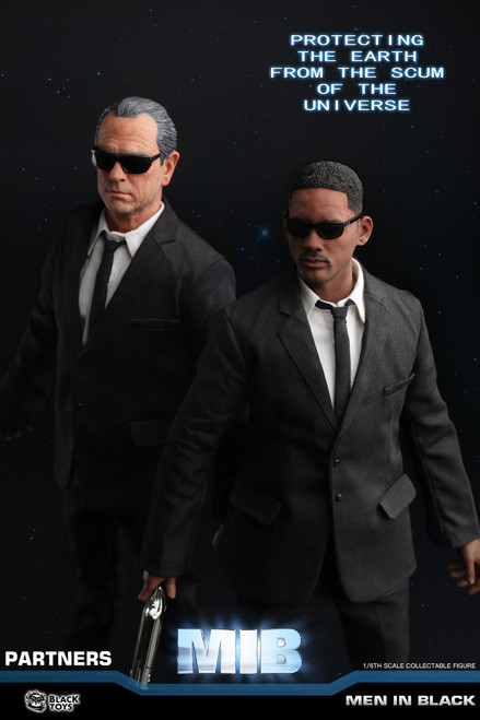 1/6 Scale Men in Black Agent J & Agent K Deluxe Figure Set by Black Toys 1/6 Scale Men in Black Agent J & Agent K Deluxe Figure Set by Black Toys
