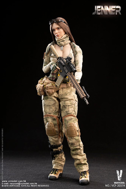 Russian Special Combat Women Soldier Action Figure