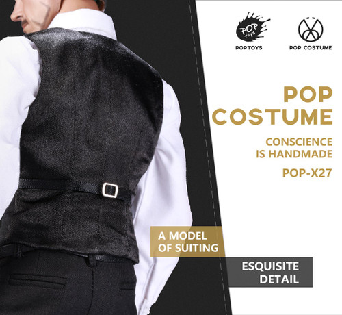1/6 Scale Men's 3-Piece Suit 2.0 (3 Colors POP-X27) by Pop Toys 1/6 Scale Men's 3-Piece Suit 2.0 (3 Colors POP-X27) by Pop Toys