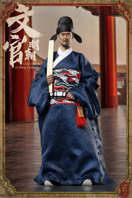 1/6 Scale Civil Officer of Ming Dynasty Figure by KLG 1/6 Scale Civil Officer of Ming Dynasty Figure by KLG