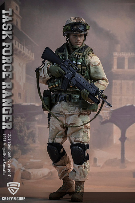 1/12 Scale US Military 75th Rangers Regiment Figure by Crazy Figure 1/12 Scale US Military 75th Rangers Regiment Figure by Crazy Figure
