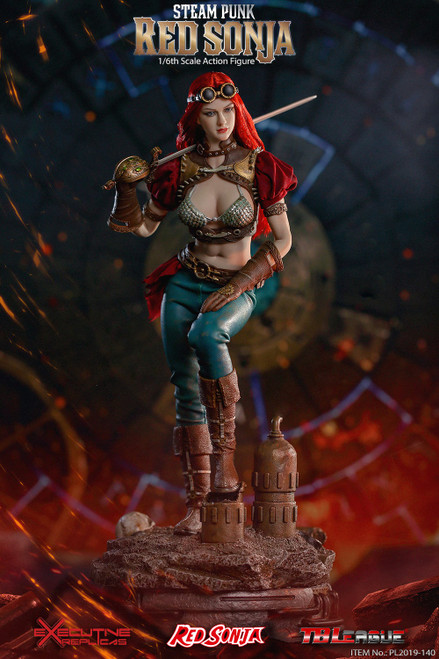 1/6 Scale Steam Punk - Red Sonja Figure (Classic Version) by TBLeague 1/6 Scale Steam Punk - Red Sonja Figure (Classic Version) by TBLeague