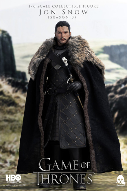 1/6 Scale Game of Thrones - Jon Snow Figure (Season 8) by Threezero 1/6 Scale Game of Thrones - Jon Snow Figure (Season 8) by Threezero