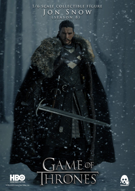 1/6 Scale Game of Thrones - Jon Snow Figure (Season 8) by Threezero 1/6 Scale Game of Thrones - Jon Snow Figure (Season 8) by Threezero