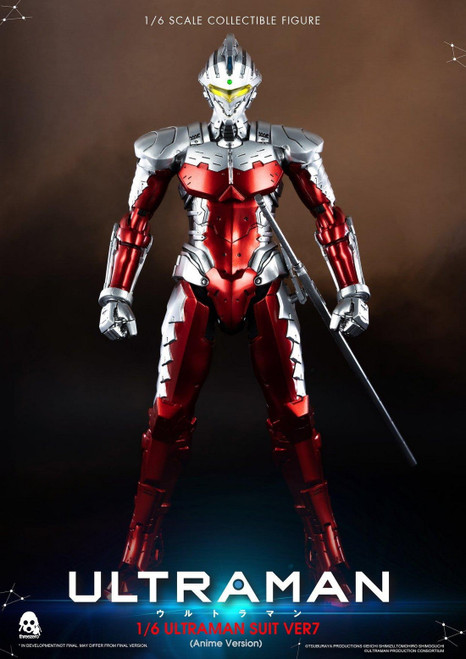 1/6 Scale ULTRAMAN Suit Ver.7 Figure (Anime Version) by Threezero