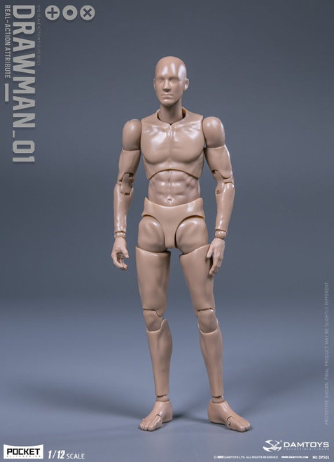 Narrow Shoulders Body Male Action 2.0 Dam Toys - Machinegun