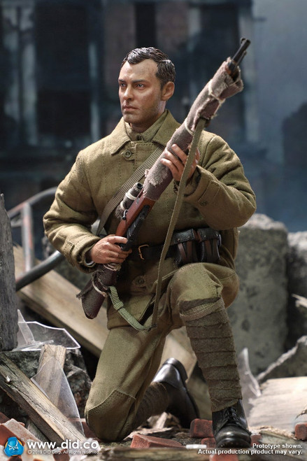 1/6 Scale Battle Of Stalingrad 1942 - Vasily Grigoryevich Zaytsev Figure by DID 1/6 Scale Battle Of Stalingrad 1942 - Vasily Grigoryevich Zaytsev Figure by DID