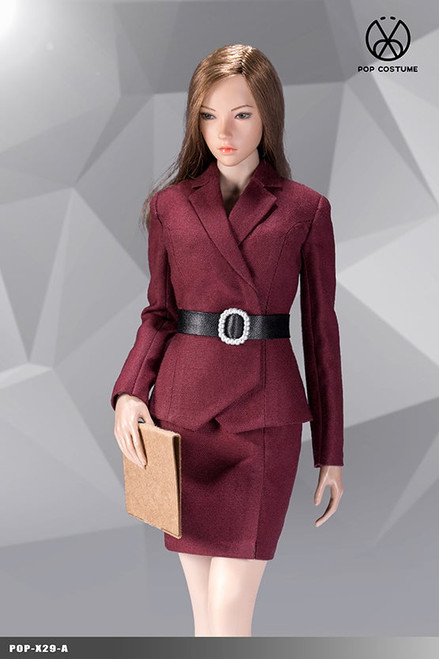 1/6 Scale Office Lady Skirt Suit Set (4 Colors) by Pop Toys 1/6 Scale Office Lady Skirt Suit Set (4 Colors) by Pop Toys
