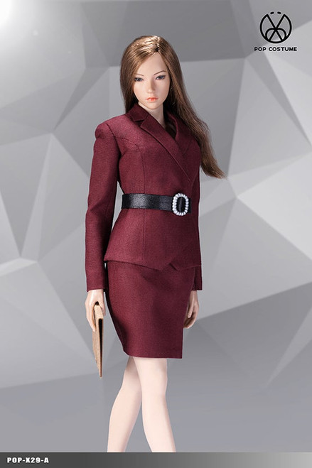 1/6 Scale Office Lady Skirt Suit Set (4 Colors) by Pop Toys 1/6 Scale Office Lady Skirt Suit Set (4 Colors) by Pop Toys