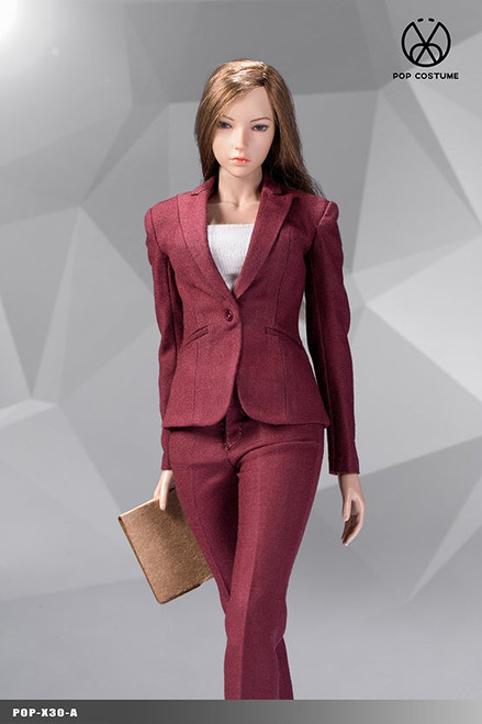 1/6 Scale Office Lady Pant Suit (4 Colors) by Pop Toys 1/6 Scale Office Lady Pant Suit (4 Colors) by Pop Toys