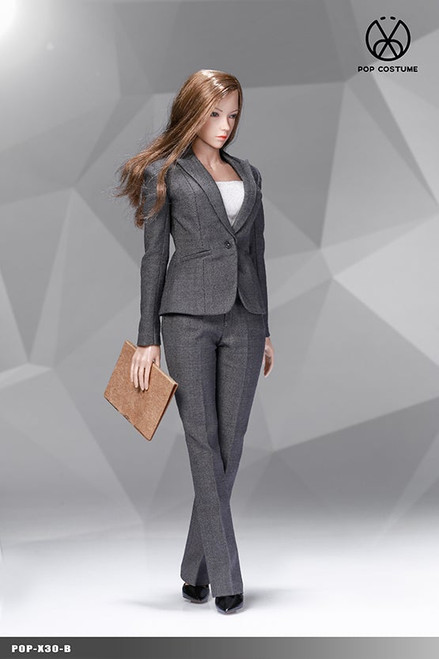 1/6 Scale Office Lady Pant Suit (4 Colors) by Pop Toys 1/6 Scale Office Lady Pant Suit (4 Colors) by Pop Toys