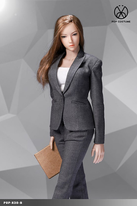 1/6 Scale Office Lady Pant Suit (4 Colors) by Pop Toys 1/6 Scale Office Lady Pant Suit (4 Colors) by Pop Toys