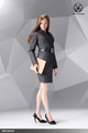1/6 Scale Office Lady Skirt Suit Set (4 Colors) by Pop Toys