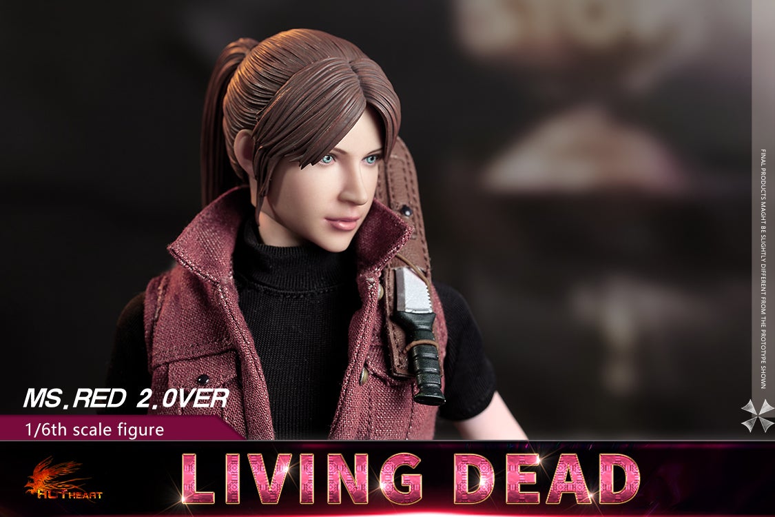 Hot Heart (FD008) Living Dead - Ms. Red 2.0 1/6 Scale Figure