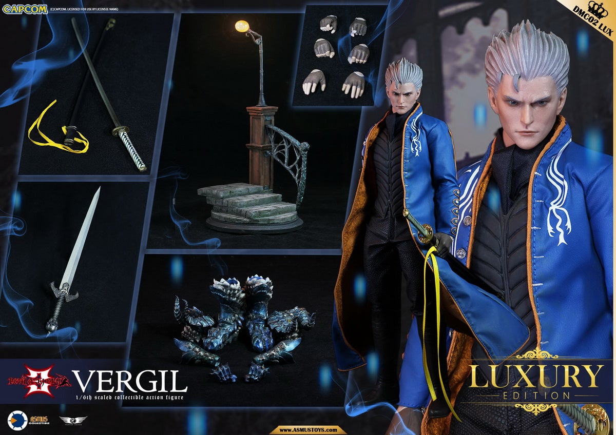 Vergil Devil May Cry 1/6 3D Print Model Kit Unpainted Unassembled 32cm GK