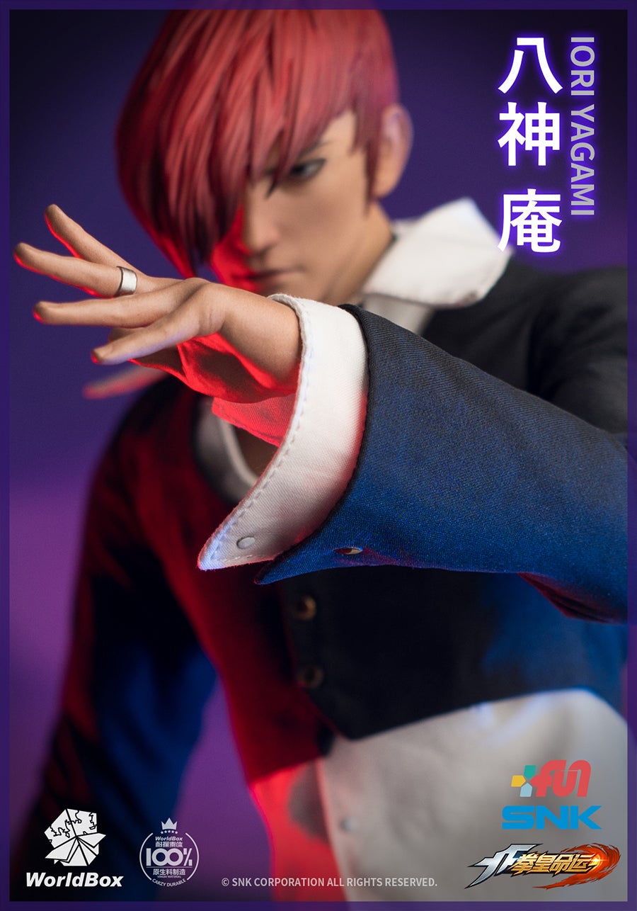 Worldbox KF100 1/6 scale The King Of Fighters Iori Yagami DX ver figure (in  stock)