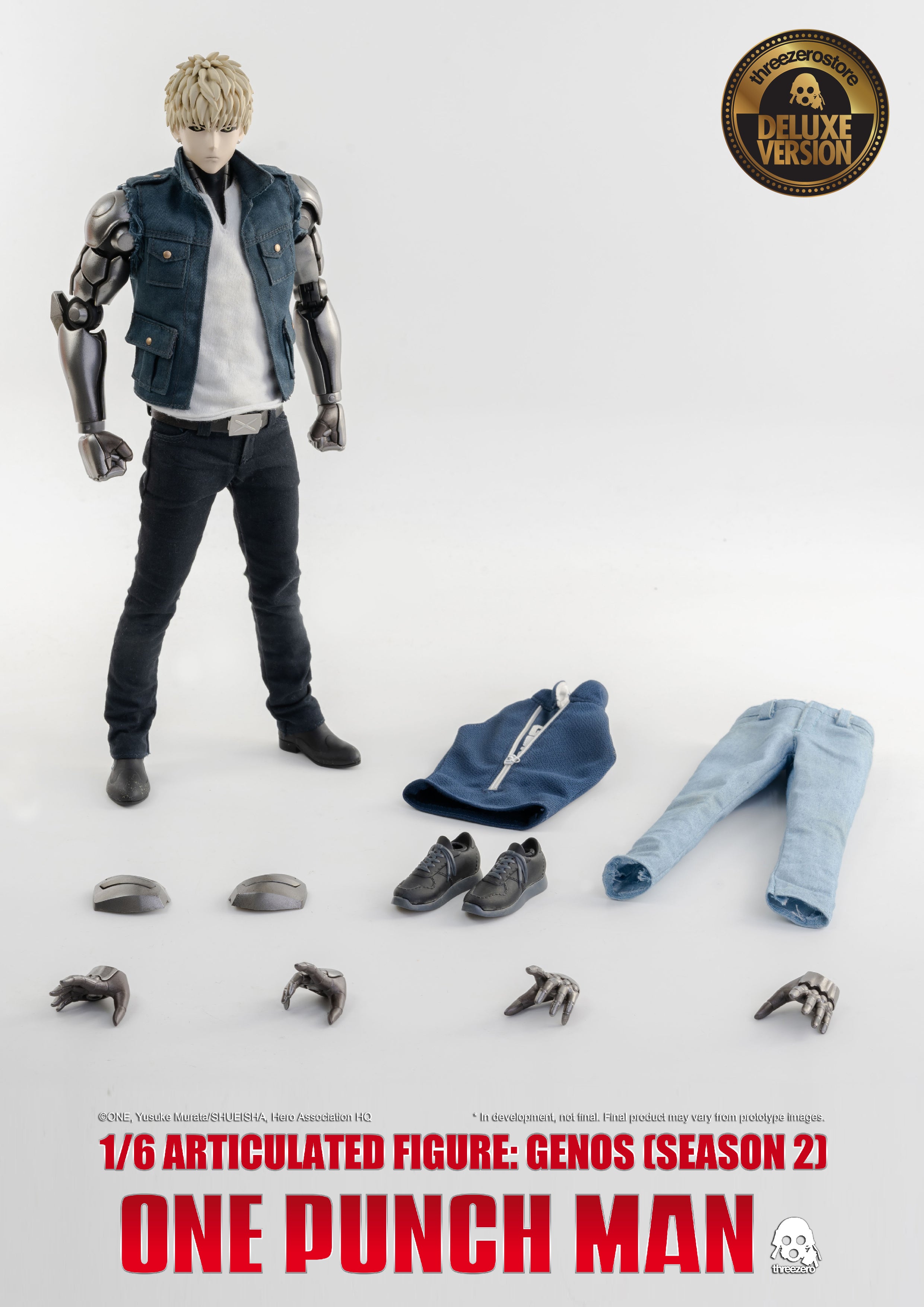 1/6 Scale One Punch Man Genos Season 2 Figure (Deluxe Version) by