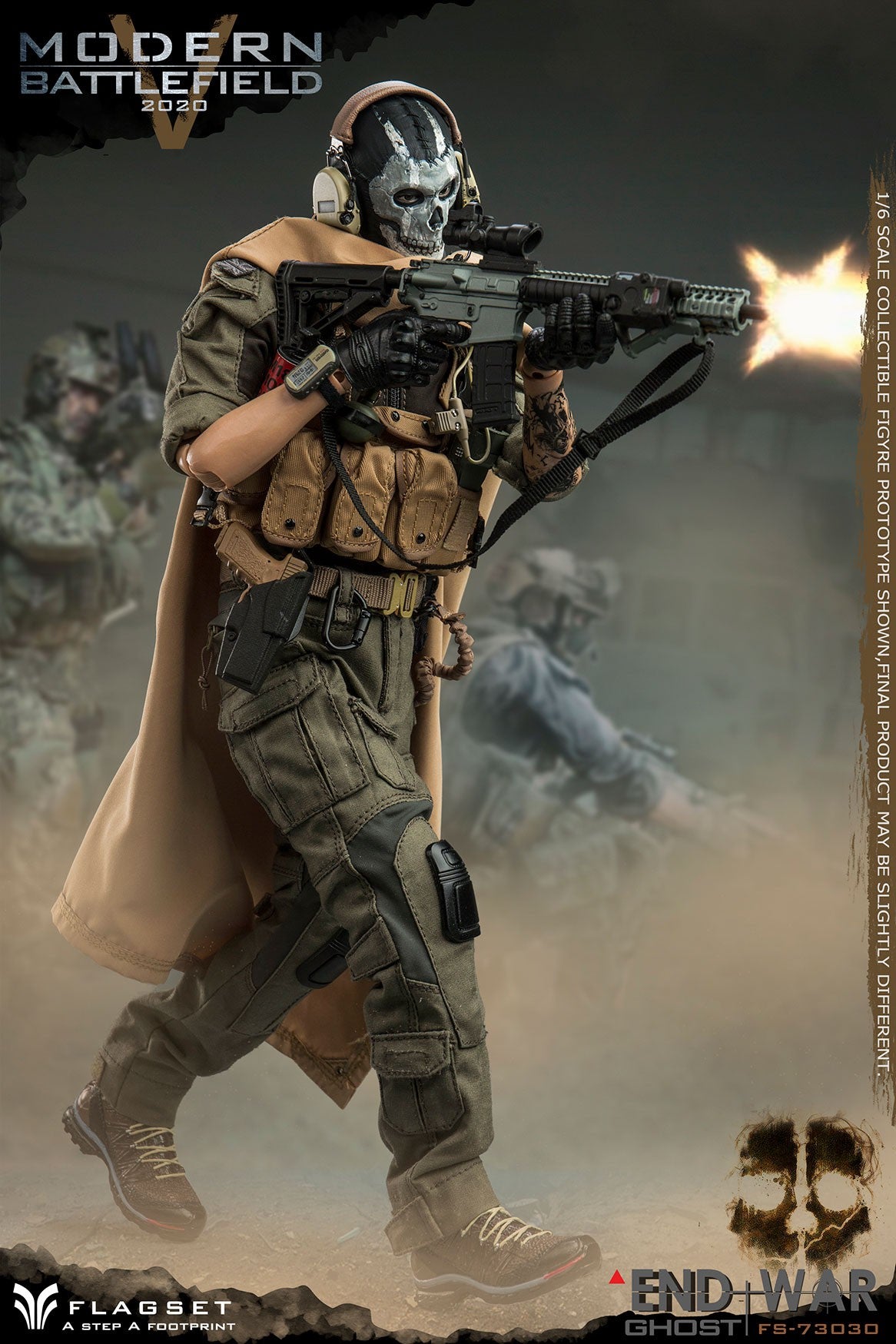 Flagset 1/6 FS-73043 Call of Duty Ghost Azrael Skin Version - GunDamit Store