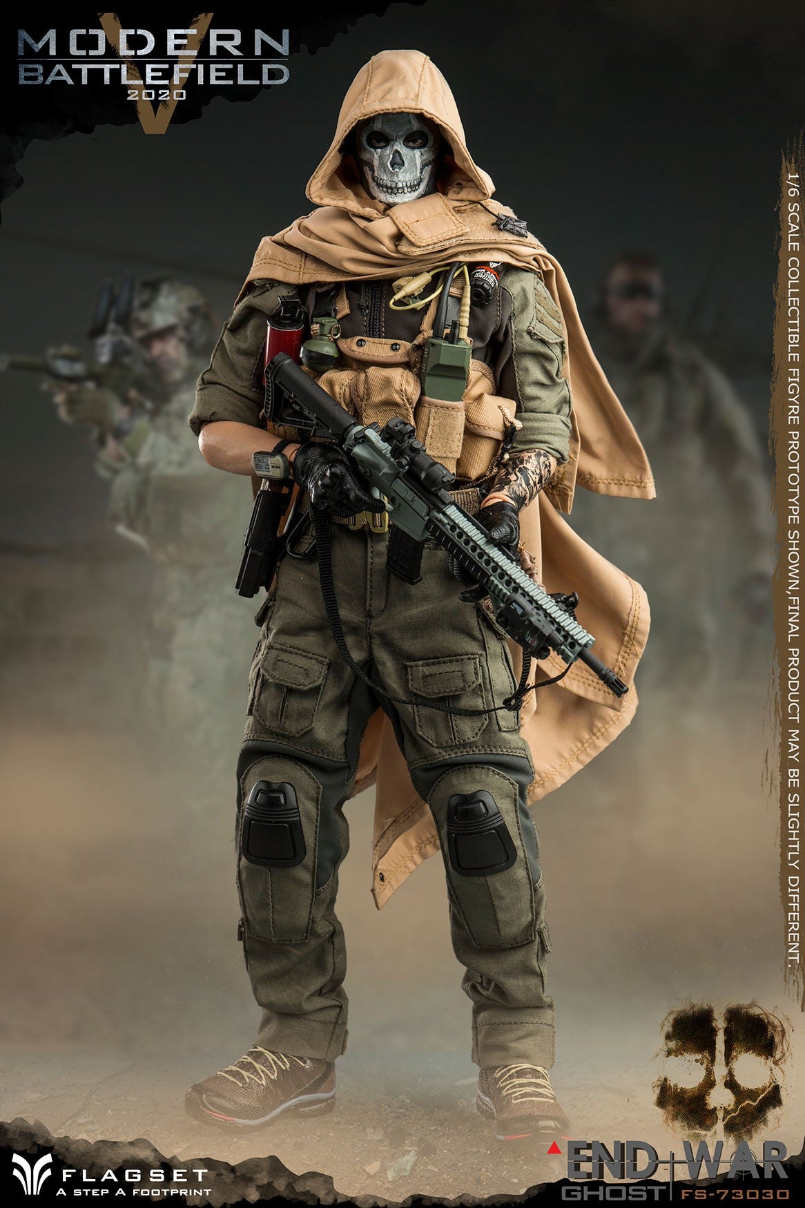 Flagset 1/6 FS-73043 Call of Duty Ghost Azrael Skin Version - GunDamit Store