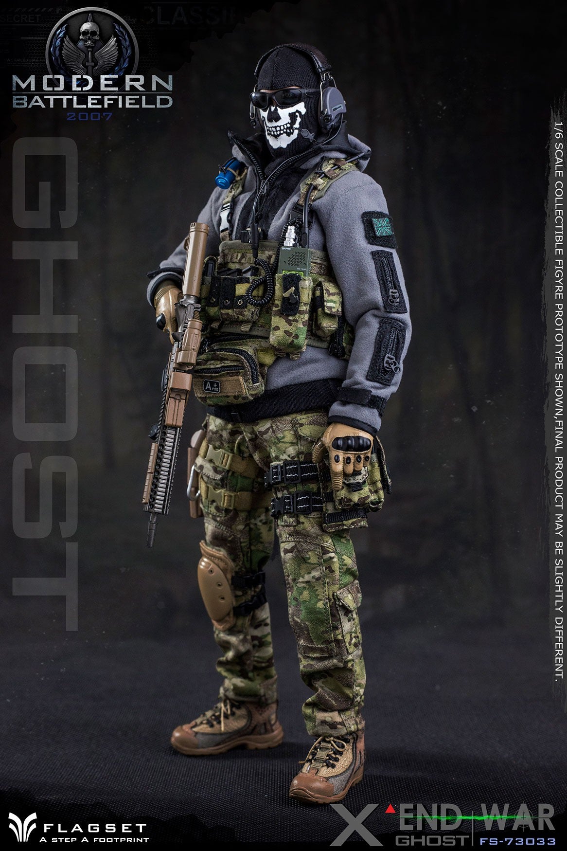 FLAGSET (FS-73033) Modern Battlefield End War Ghost X 1/6th Scale