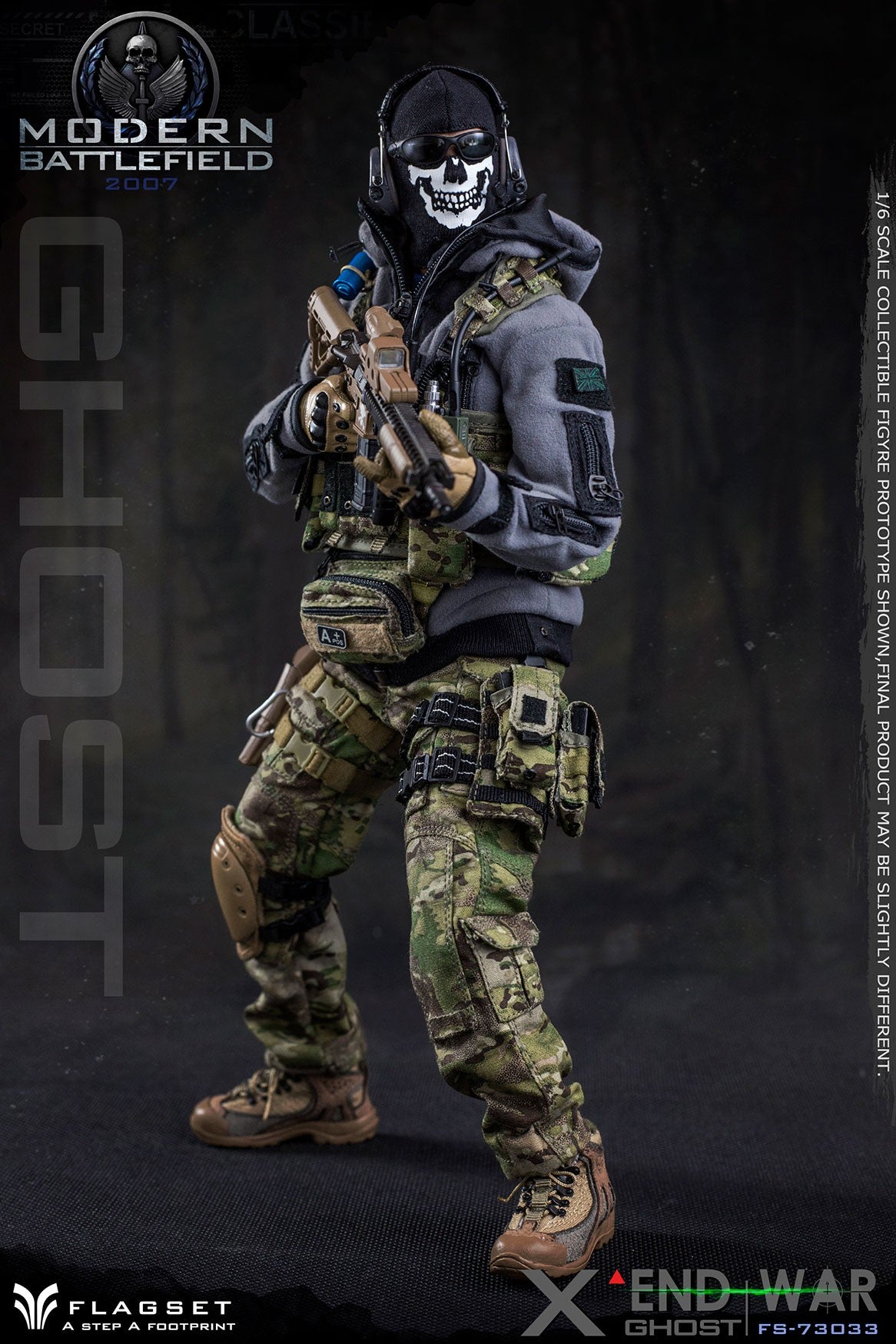 FLAGSET (FS-73033) Modern Battlefield End War Ghost X 1/6th Scale