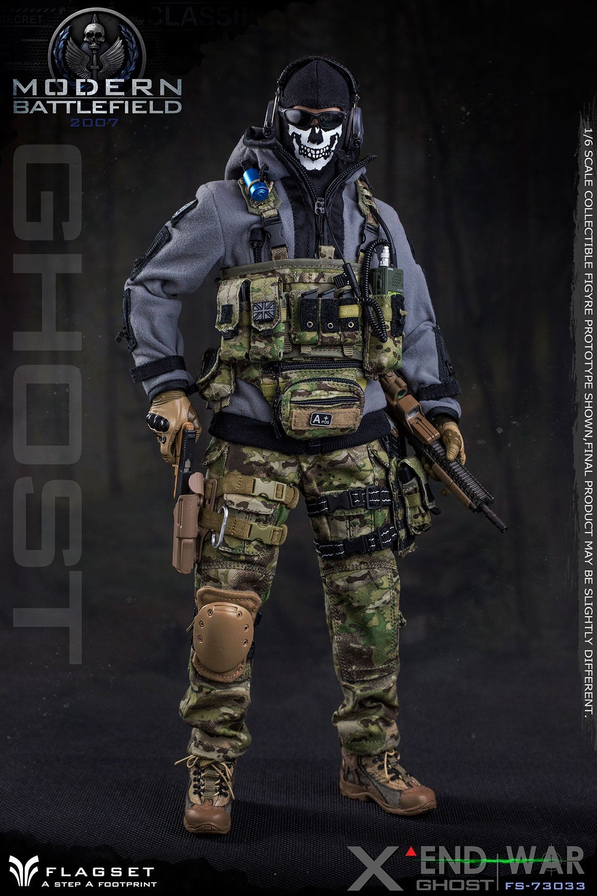 FLAGSET (FS-73033) Modern Battlefield End War Ghost X 1/6th Scale