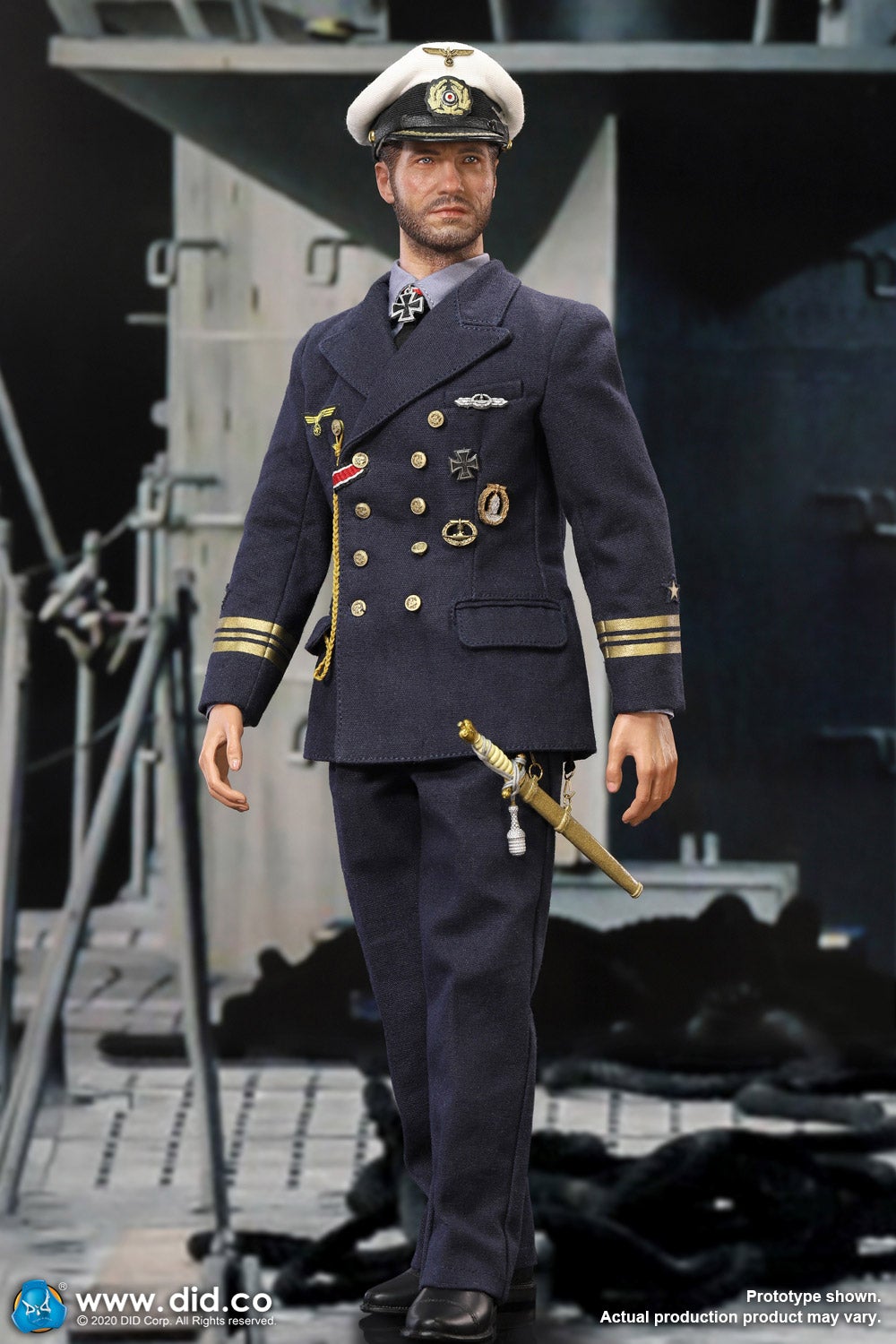 DID (D80148) WWII German U-Boat Commander - Lehmann 1/6th