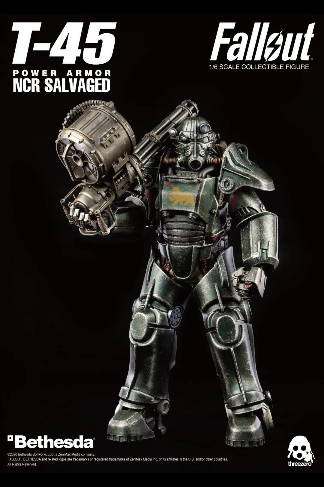 Threezero Fallout T-45 NCR Salvaged Power Armor 1/6th Scale