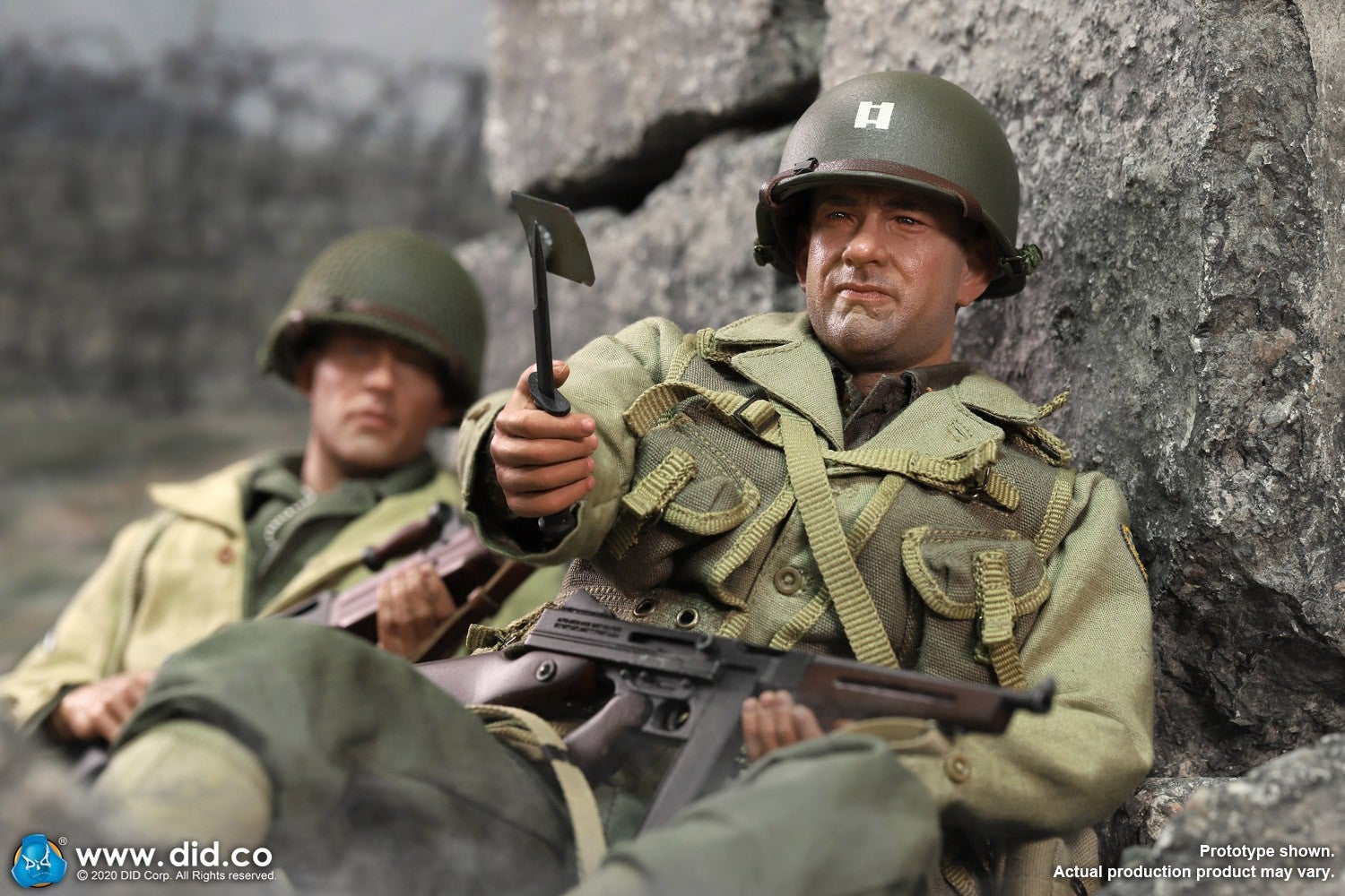 1/6 Scale WWII US 2nd Ranger Battalion Series 3 - Captain Miller Figure by  DID