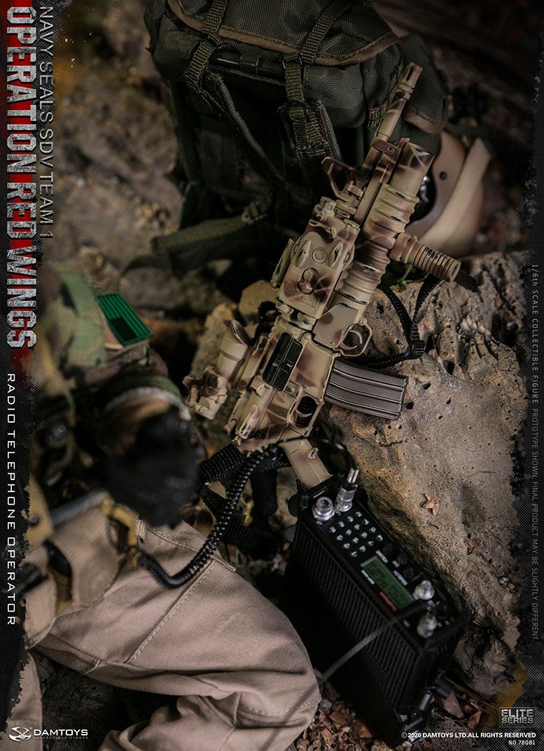 1:6 scale DamToys Operation Red Wings Radio Telephone Operator 12"  Action Figure