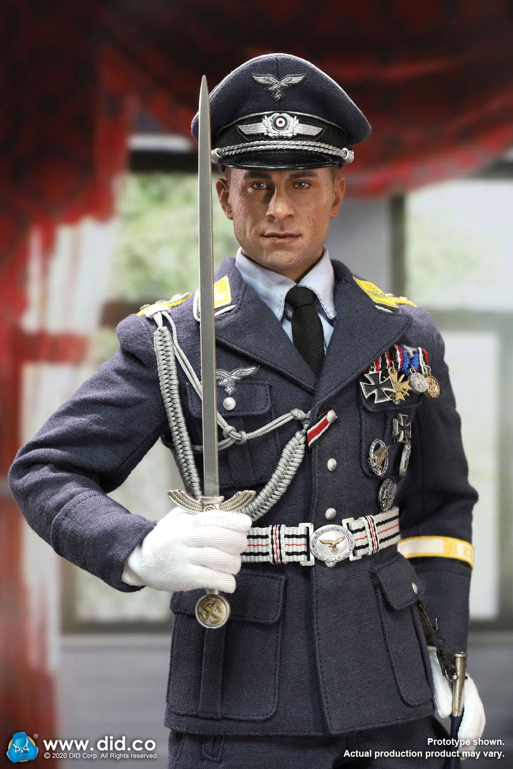 DID (D80147) WWII German Luftwaffe Captain – Willi 1/6th Scale