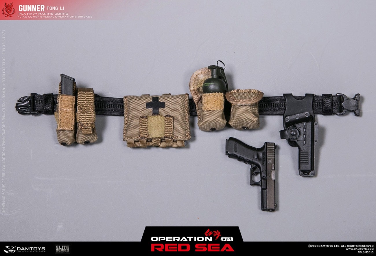 DAMTOYS DMS009 紅海行動 オペレーション：レッドシー 蛟龍 DAM】DMS009 ELITE SERIES 1/6 OPERATION RED SEA 紅海行動