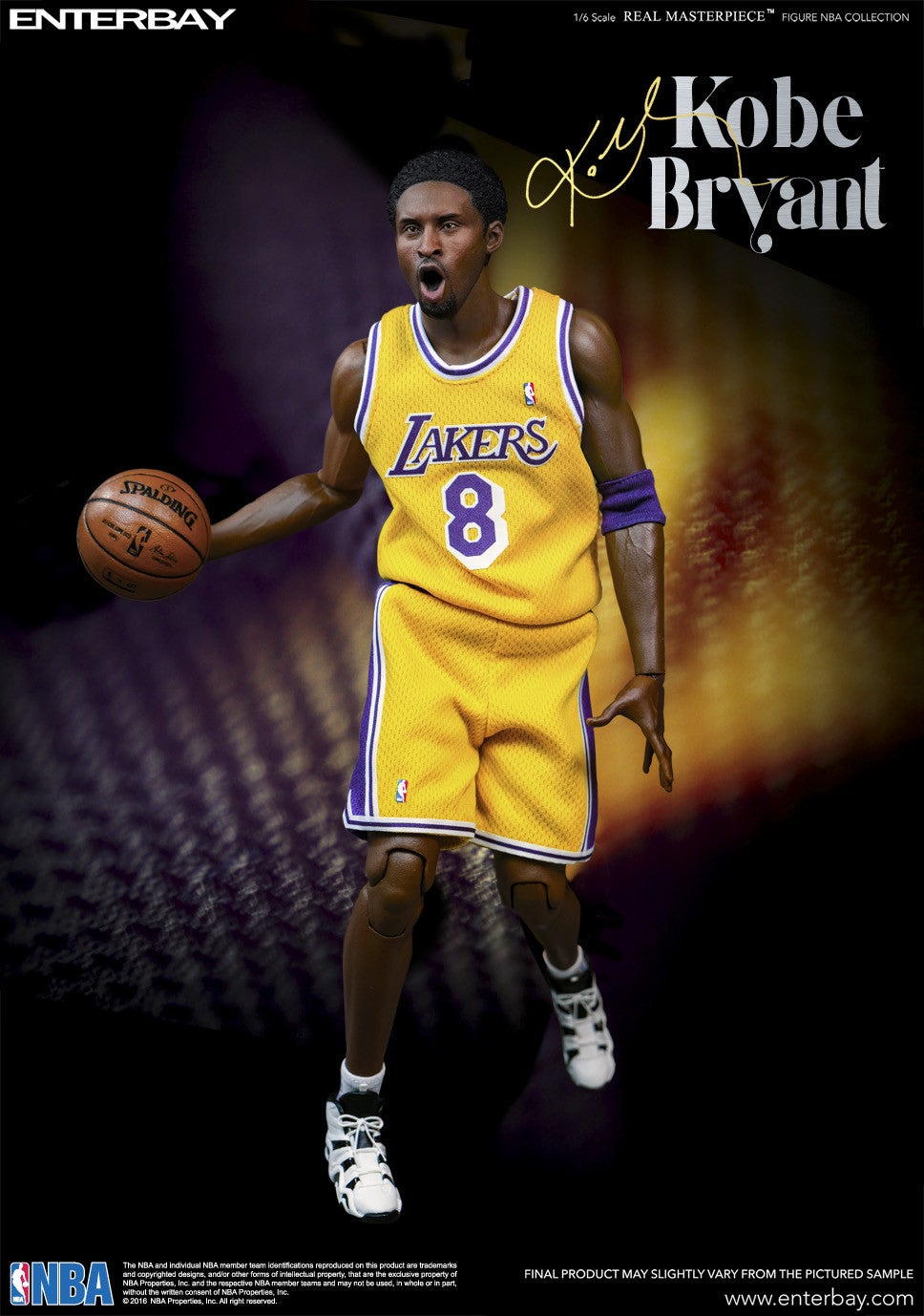 1/6 Scale Kobe Bryant NBA L.A Lakers 2 Pack Figures (Upgraded Re