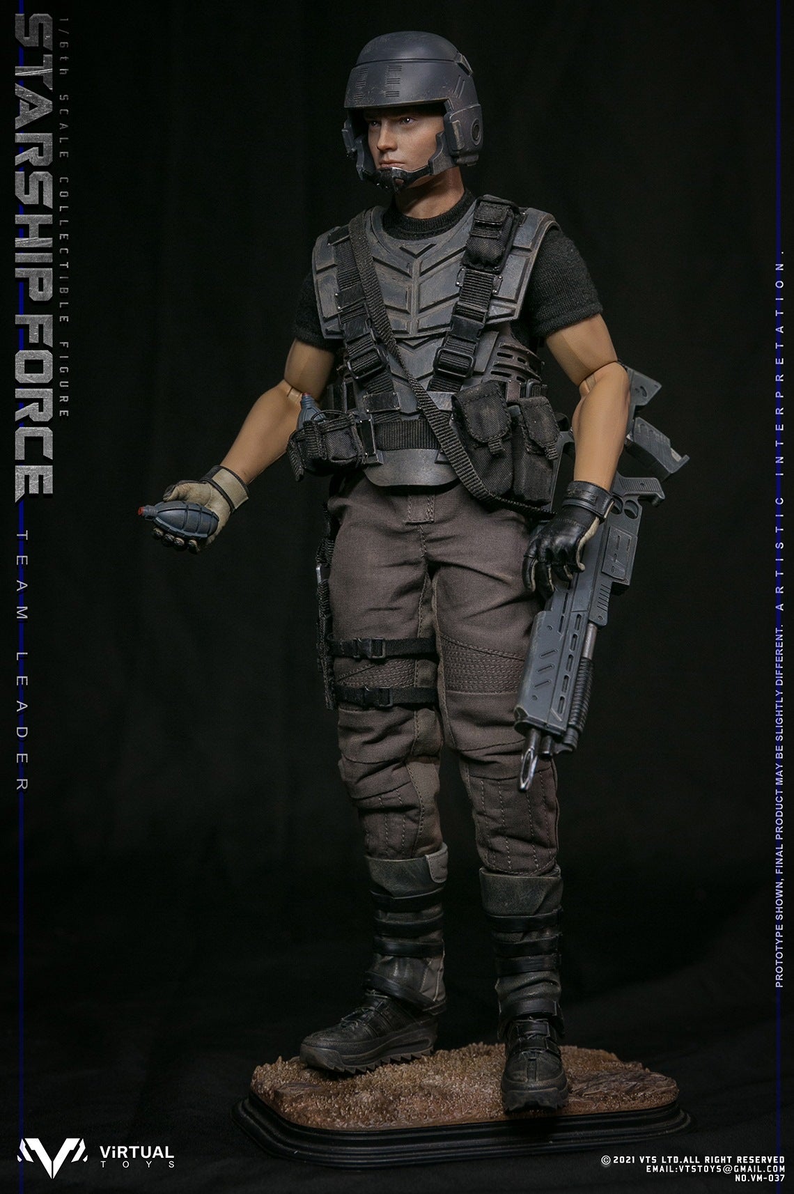 VTS Toys (VM037DX) Starship Force - Team Leader 1/6th Scale