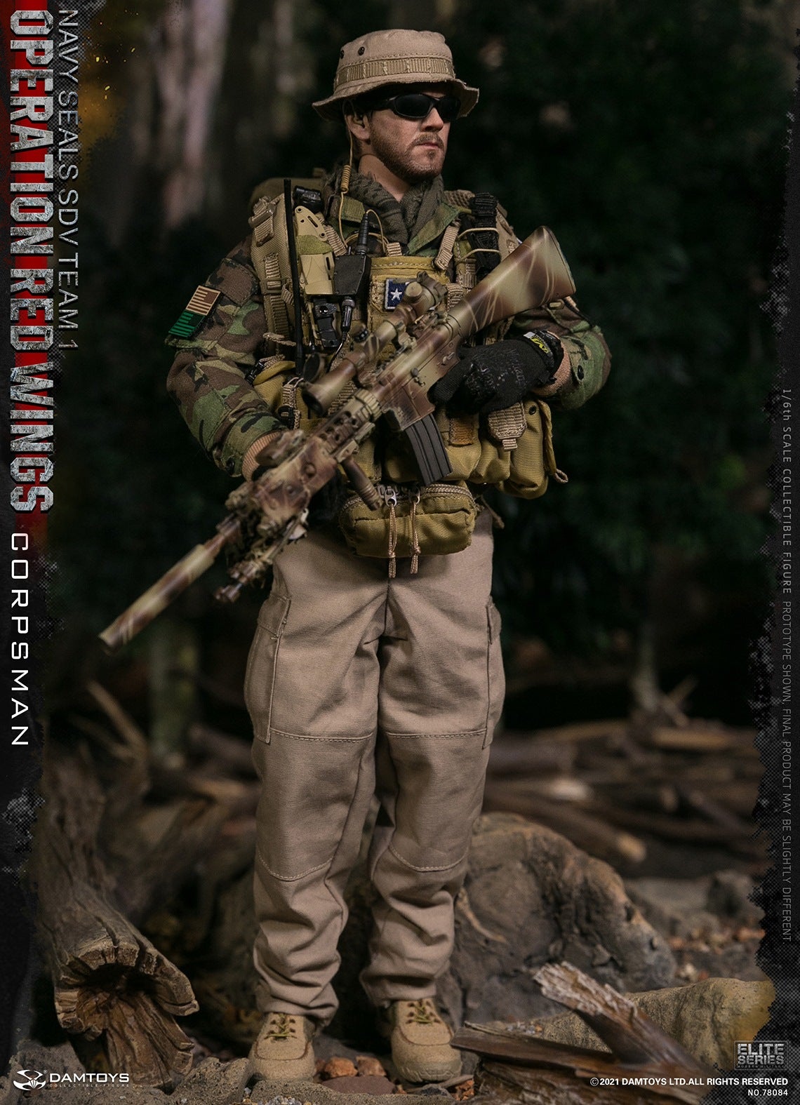 Bygger tung Fugtig DamToys (DAM-78084) 1/6 Scale Operation Red Wings -NAVY SEALS SDV TEAM 1  Corpsman Figure