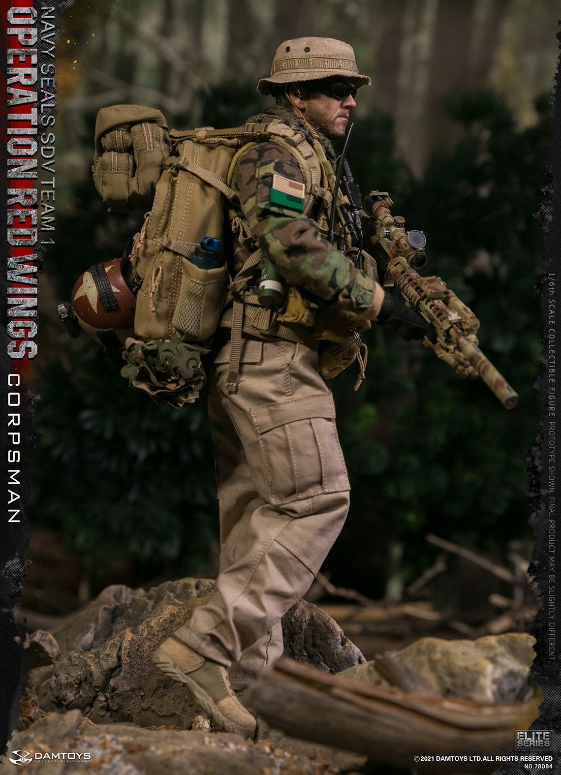 DamToys (DAM-78084) 1/6 Scale Operation Red Wings -NAVY SEALS SDV