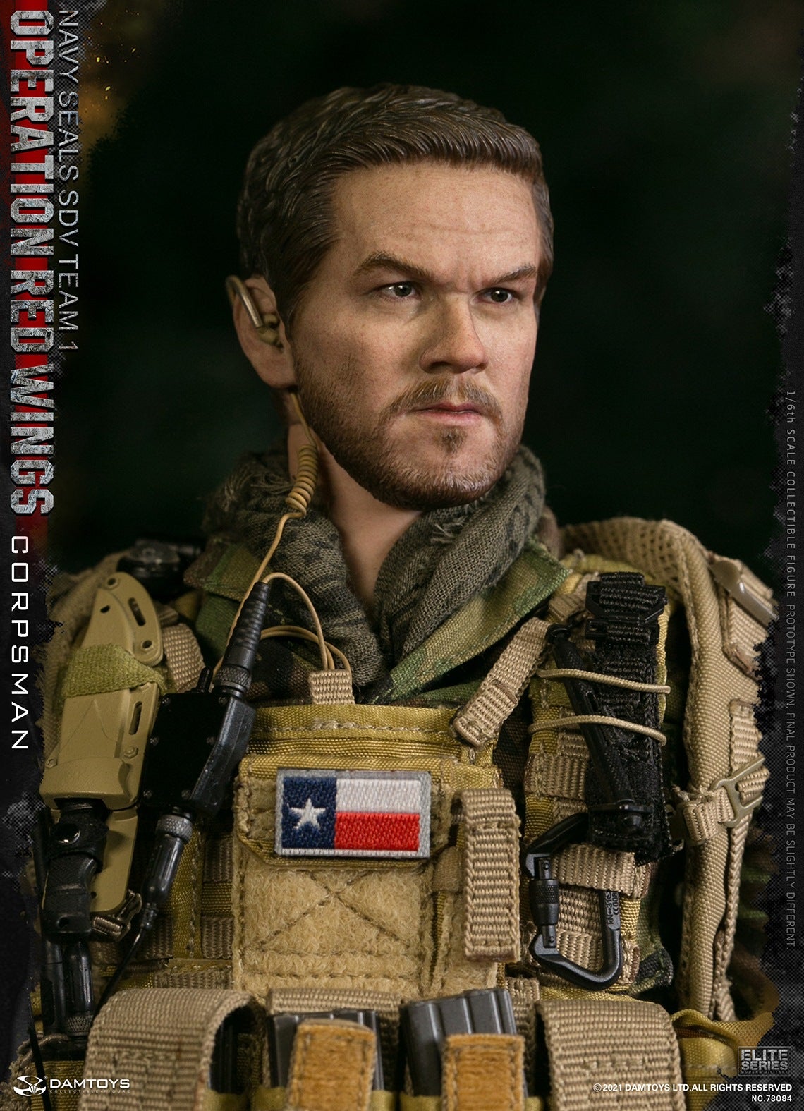 1/6 Scale Operation Red Wings - NAVY SEALS SDV TEAM 1 Corpsman Figure  (78084) by DamToys