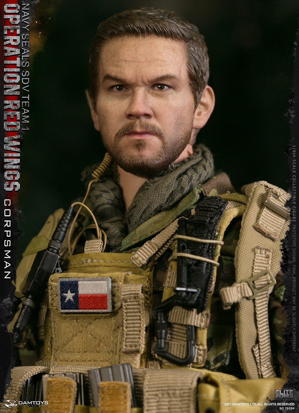 1/6 Scale Operation Red Wings - NAVY SEALS SDV TEAM 1 Corpsman Figure  (78084) by DamToys