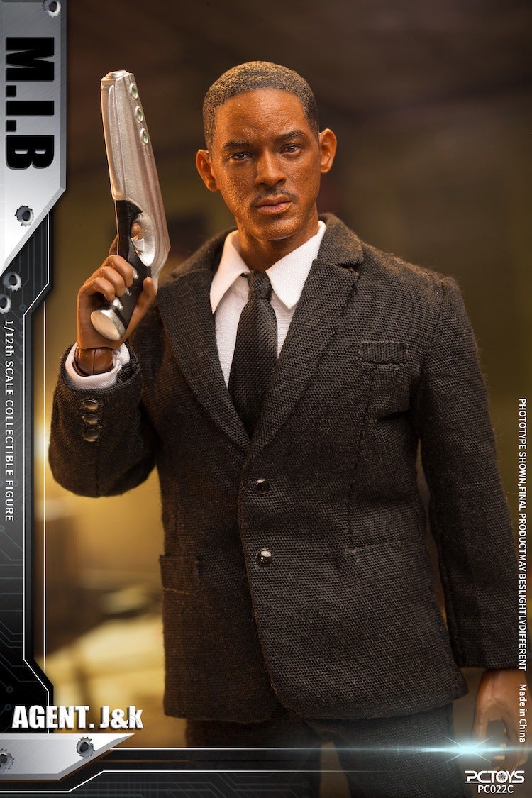 PC Toys (PC022C) 1/12 Scale M.I.B - Agent J and K Figure Set