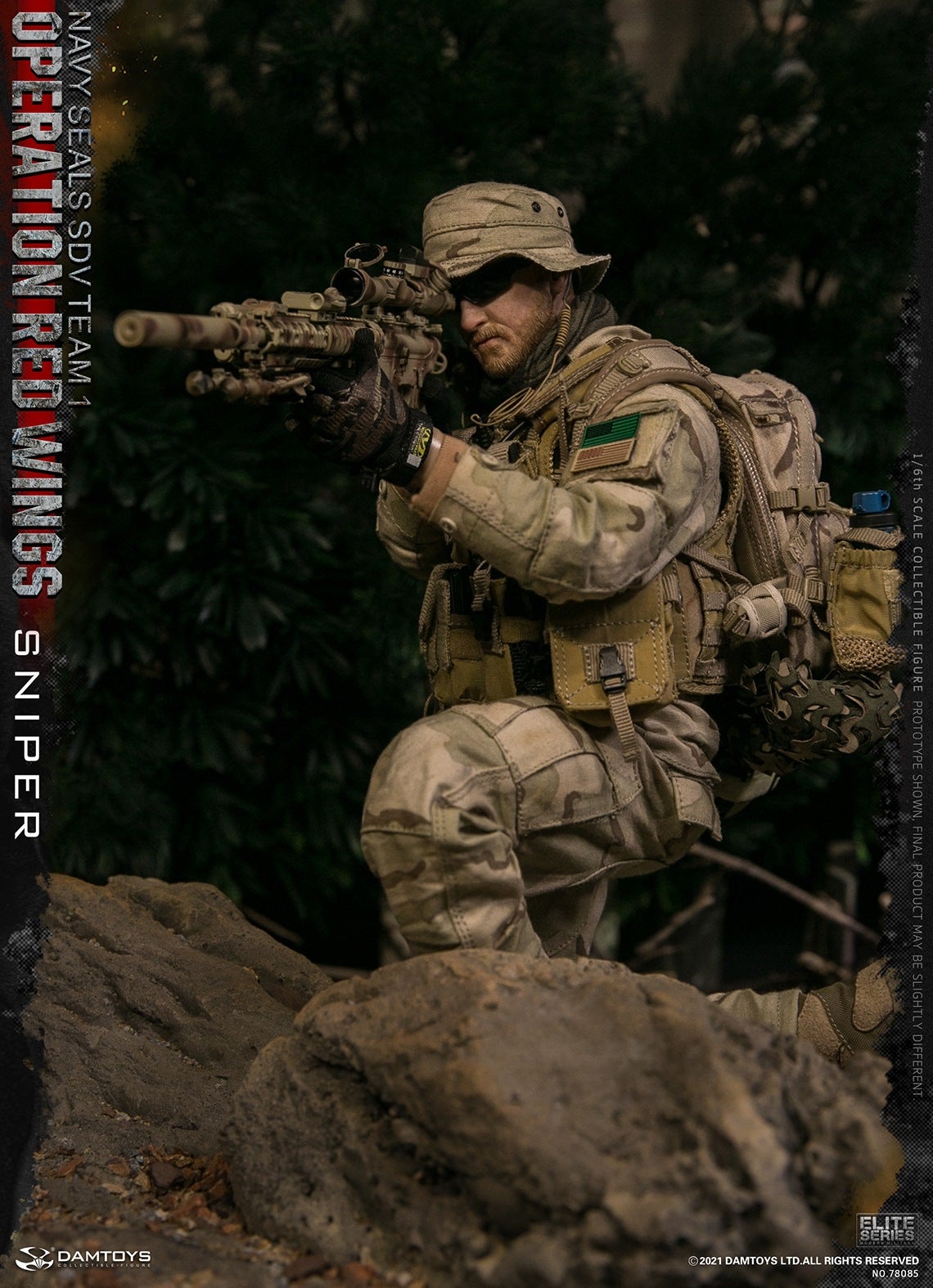 DamToys (DAM-78085) 1/6 Scale Operation Red Wings - NAVY SEALS SDV