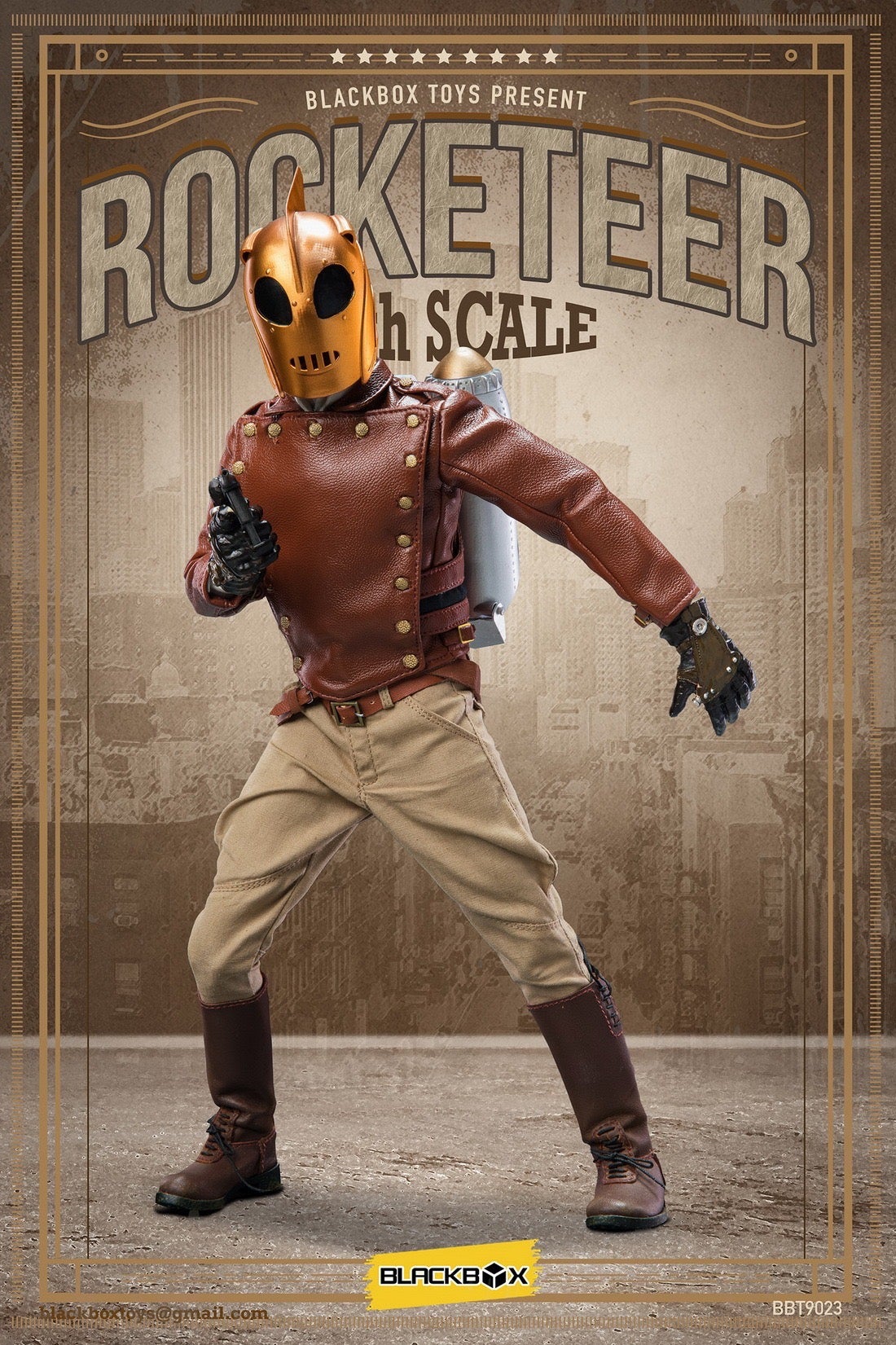 BlackBox Toys (BBT9023A) 1/6 Scale Rocketeer Figure