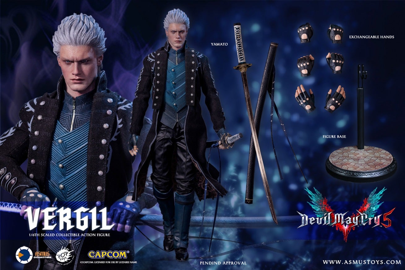 NEW Asmus Toys 1/6 The Devil May Cry Vergil DMC V DMC500 Figure Luxury Ver.  Gift