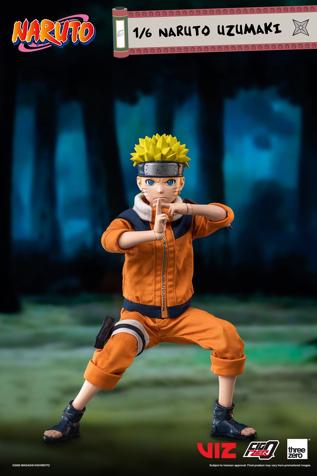 Zen Creations Naruto Shippuden Sasuke Uchiha 1:6 Scale Posable Anime Figure