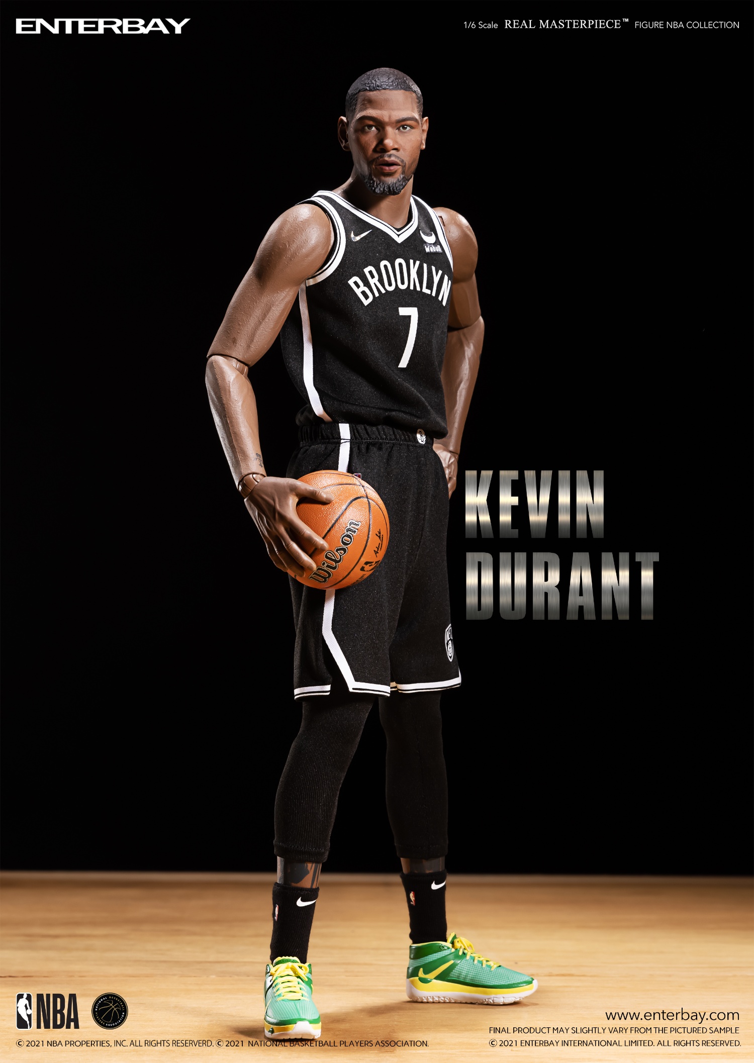 Enterbay (RM-1087) NBA Brooklyn Nets - Kevin Durant 1/6th Scale