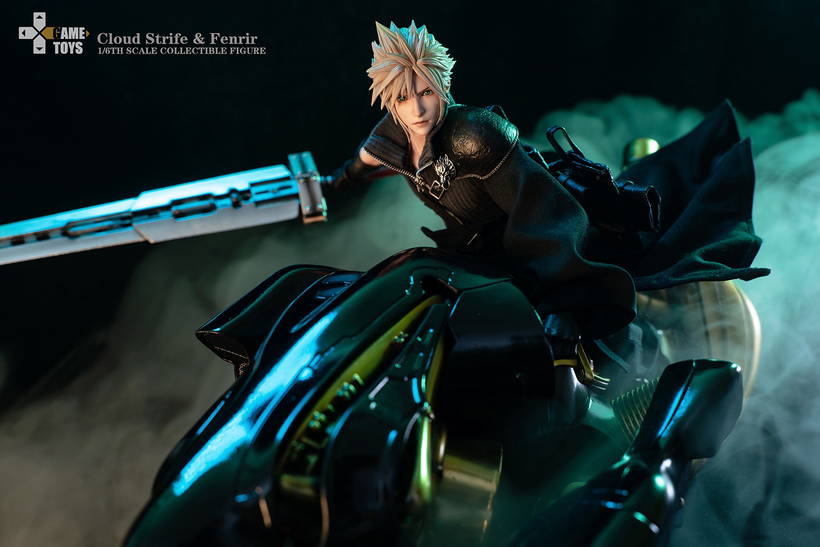 Game Toys (GT-006C) 1/6 Scale Cloud Figure with Fenrir Motorcycle