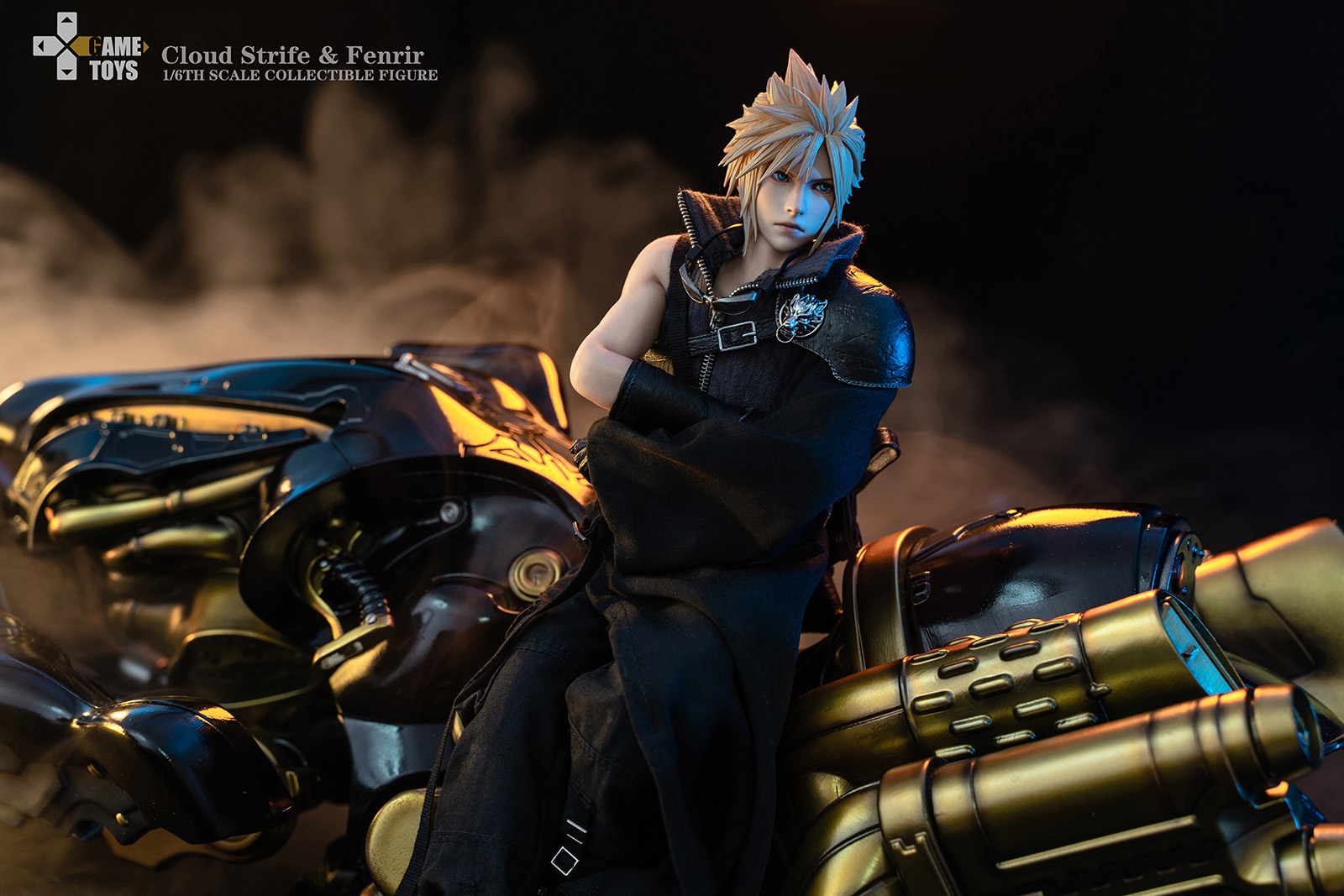 Game Toys (GT-006C) 1/6 Scale Cloud Figure with Fenrir Motorcycle