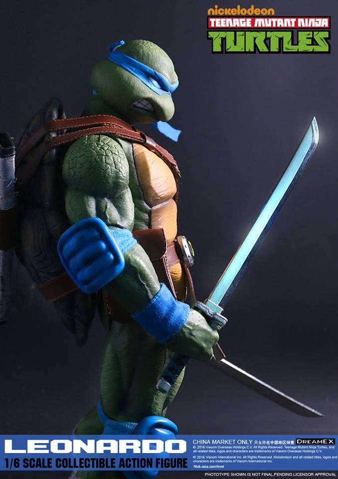 TMNT DreamEX レオナルド 可動フィギュア 1/6 Scale Leonardo Teenage Mutant Ninja Turtle Figure by DreamEX