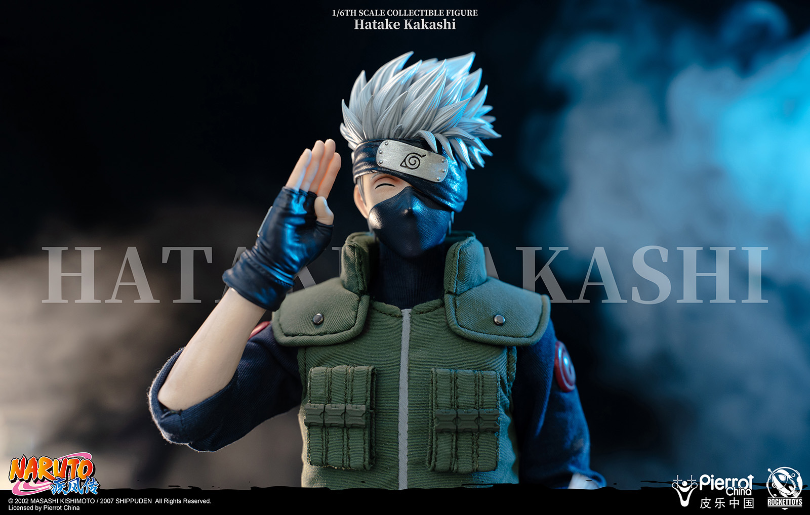 Molde de Silicone Naruto Rosto Kakashi no Shoptime