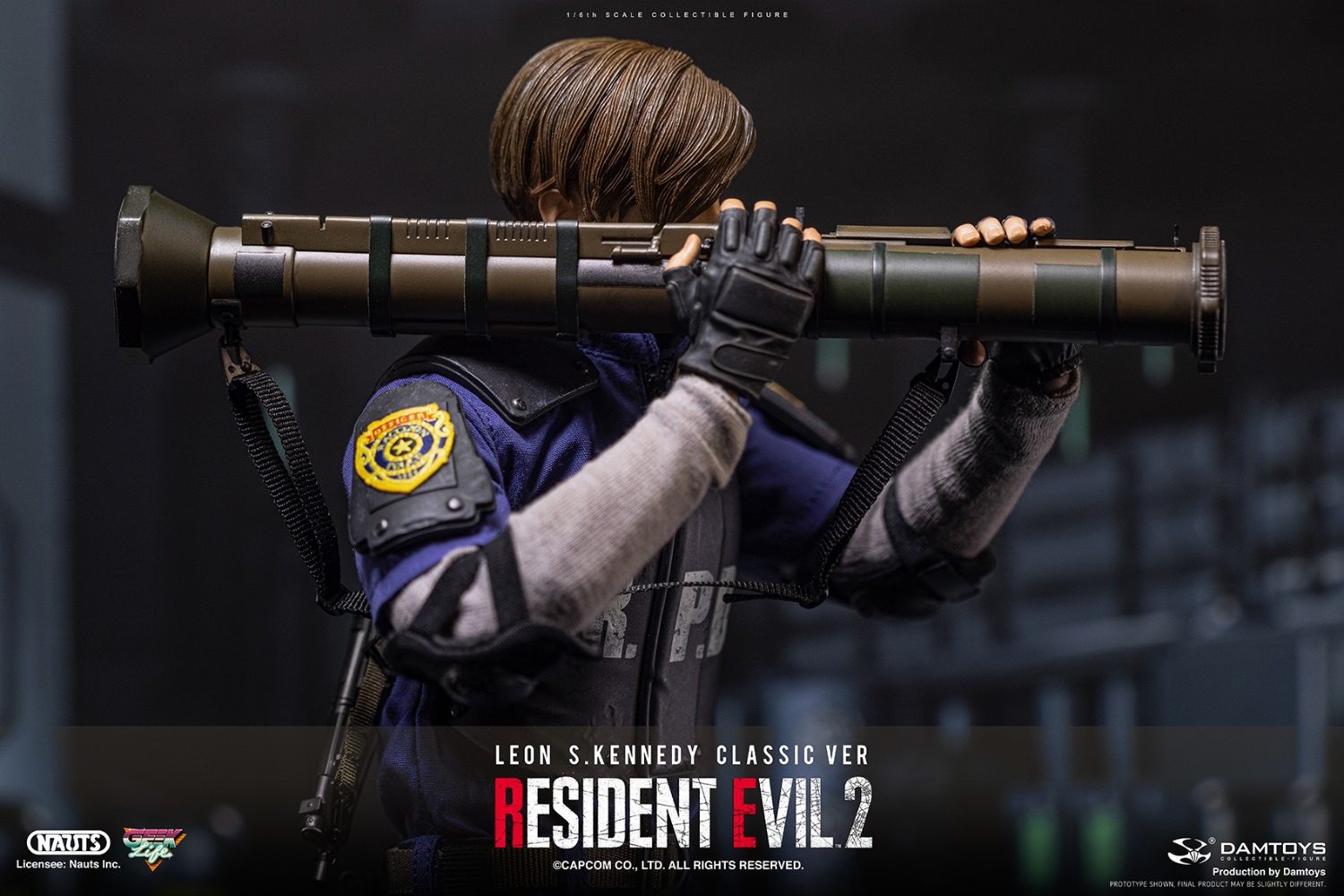 Figura Damtoys Resident Evil 2 Figura 1/6 Leon S. Kennedy (Versió