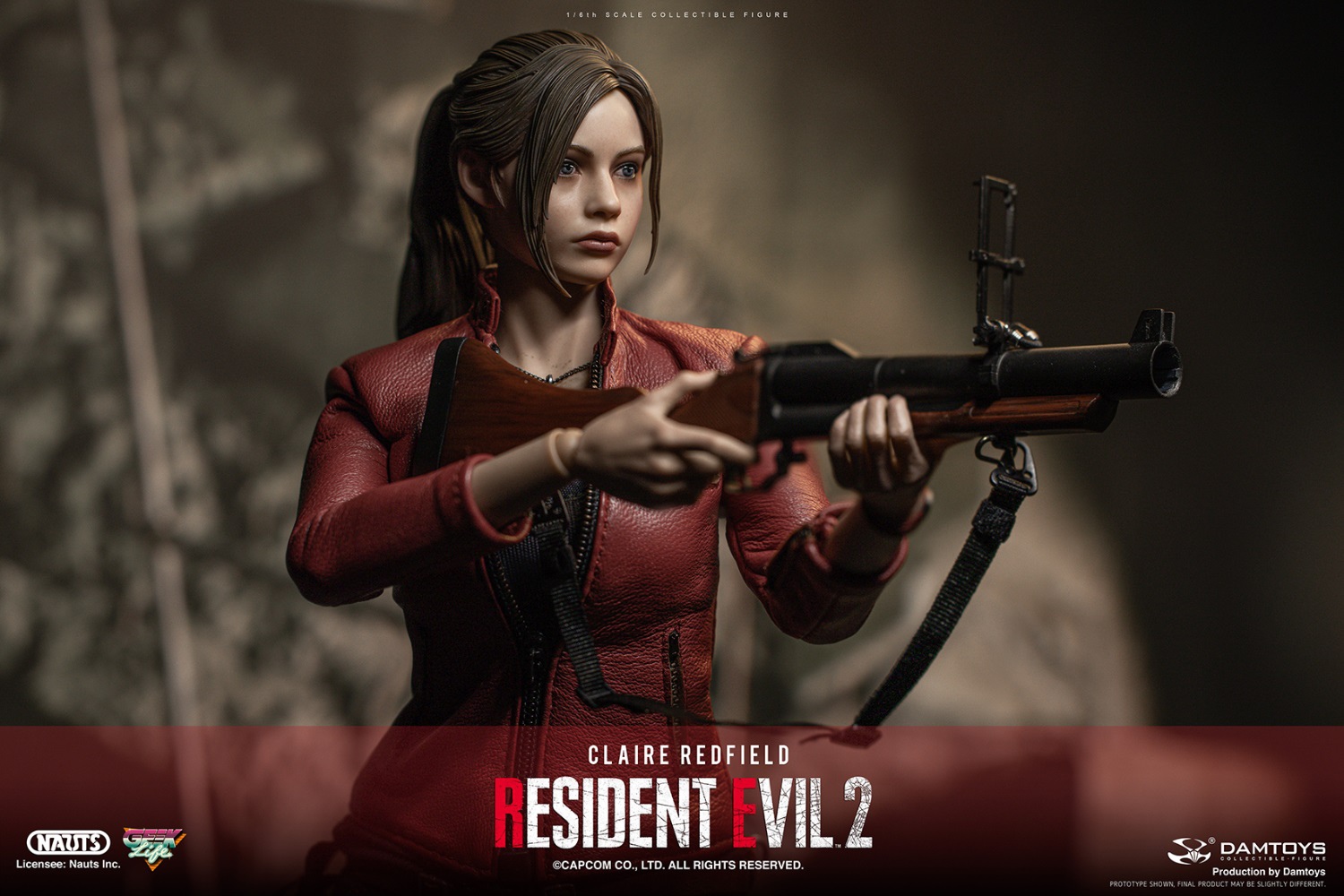 1/6 NAUTS x DAMTOYS - Resident Evil 2 Remake Claire Redfield